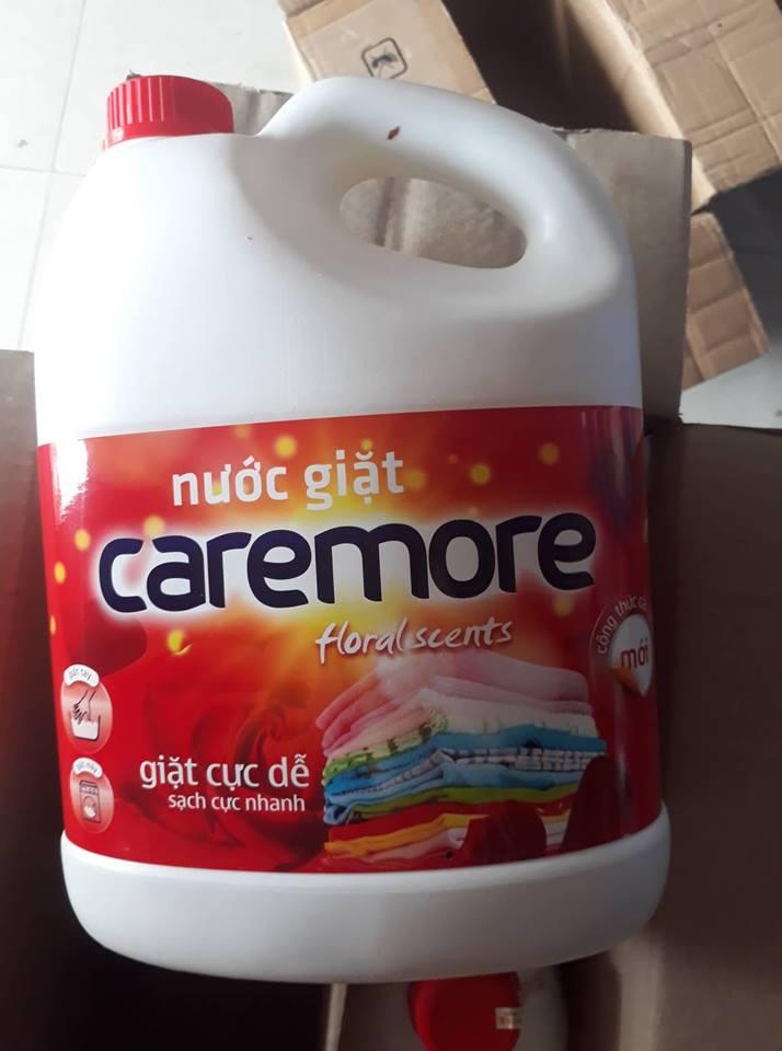 1 THÙNG (4 CAN) nước giặt Care more