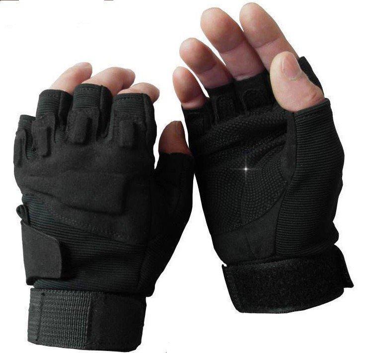 Găng Tay tập gym Black Hawk Đen