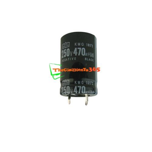 1 CẶP TỤ HÓA 470UF 250V (LOẠI TỐT)
