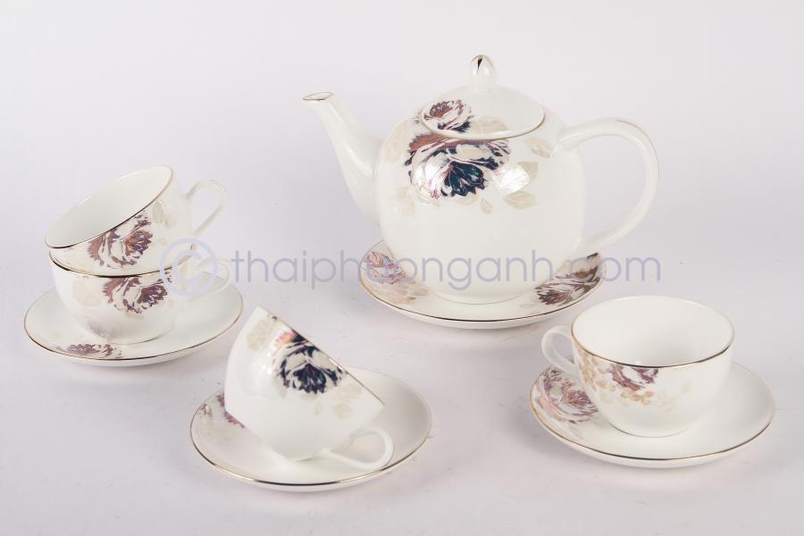 Bộ tách trà 14 món Sứ Xương Royal Houseware 1452604