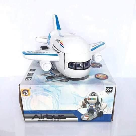 Đồ Chơi Máy Bay Biến Hình Thành Robot có Phát Nhạc