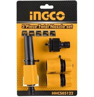 Bộ 5 đầu nối nhanh máy xịt rửa INGCO HHCS05122