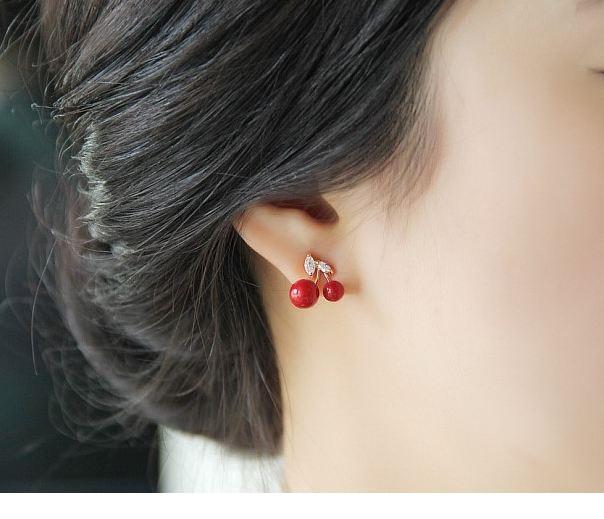 [HCM]Bông Tai Cherry Nốt Nhạc
