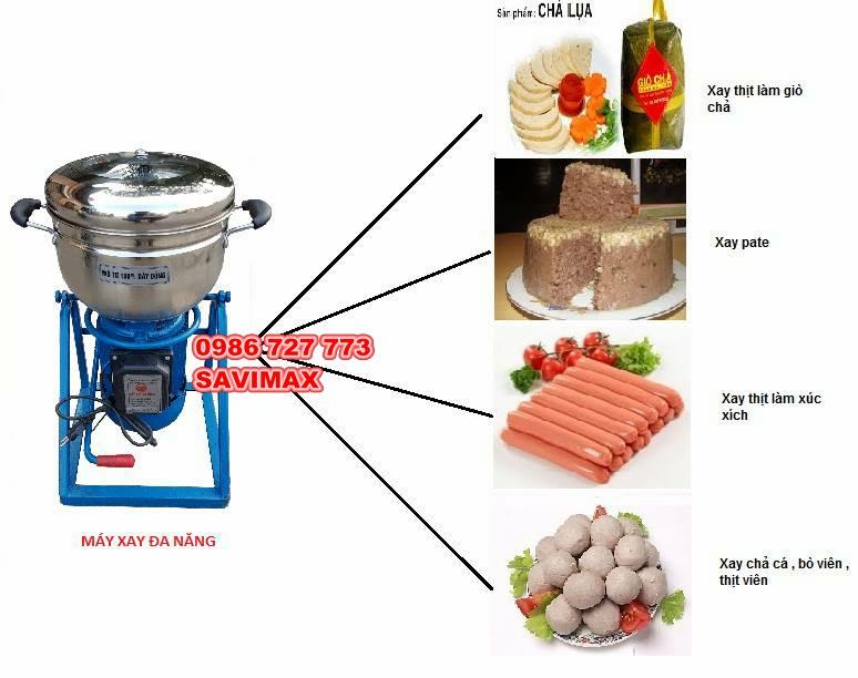 Máy xay thịt làm giò chả, Máy xay các loại thịt cá 750w