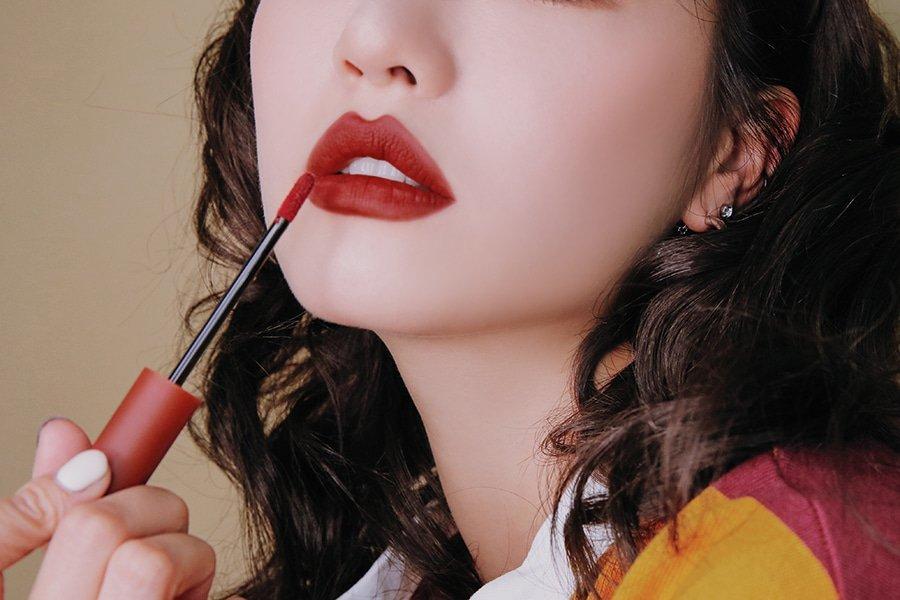 Son 3ce kem velvet lip tint màu taupe