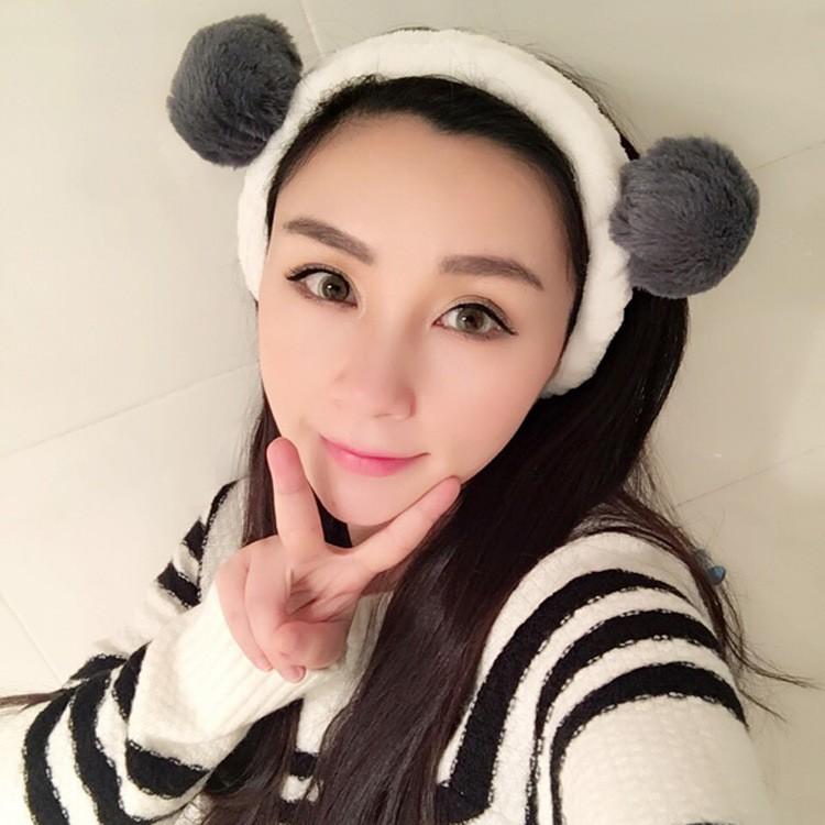 Băng đô tai gấu - nhung mềm mượt