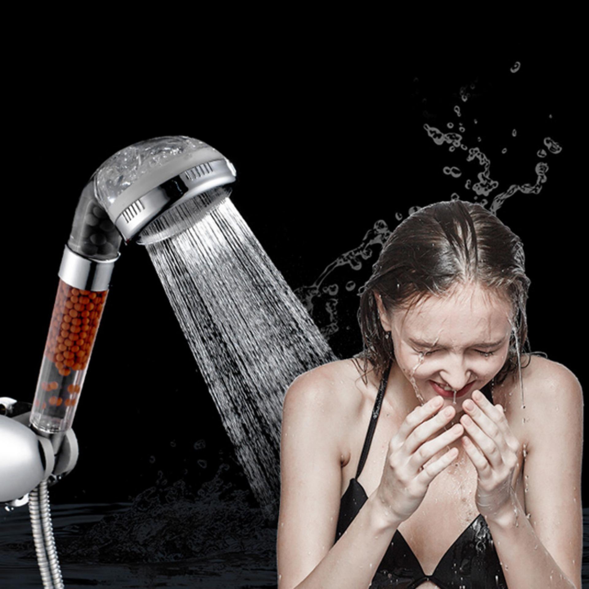 Bộ vòi sen tăng áp 3 chế độ nước  (Xanh)