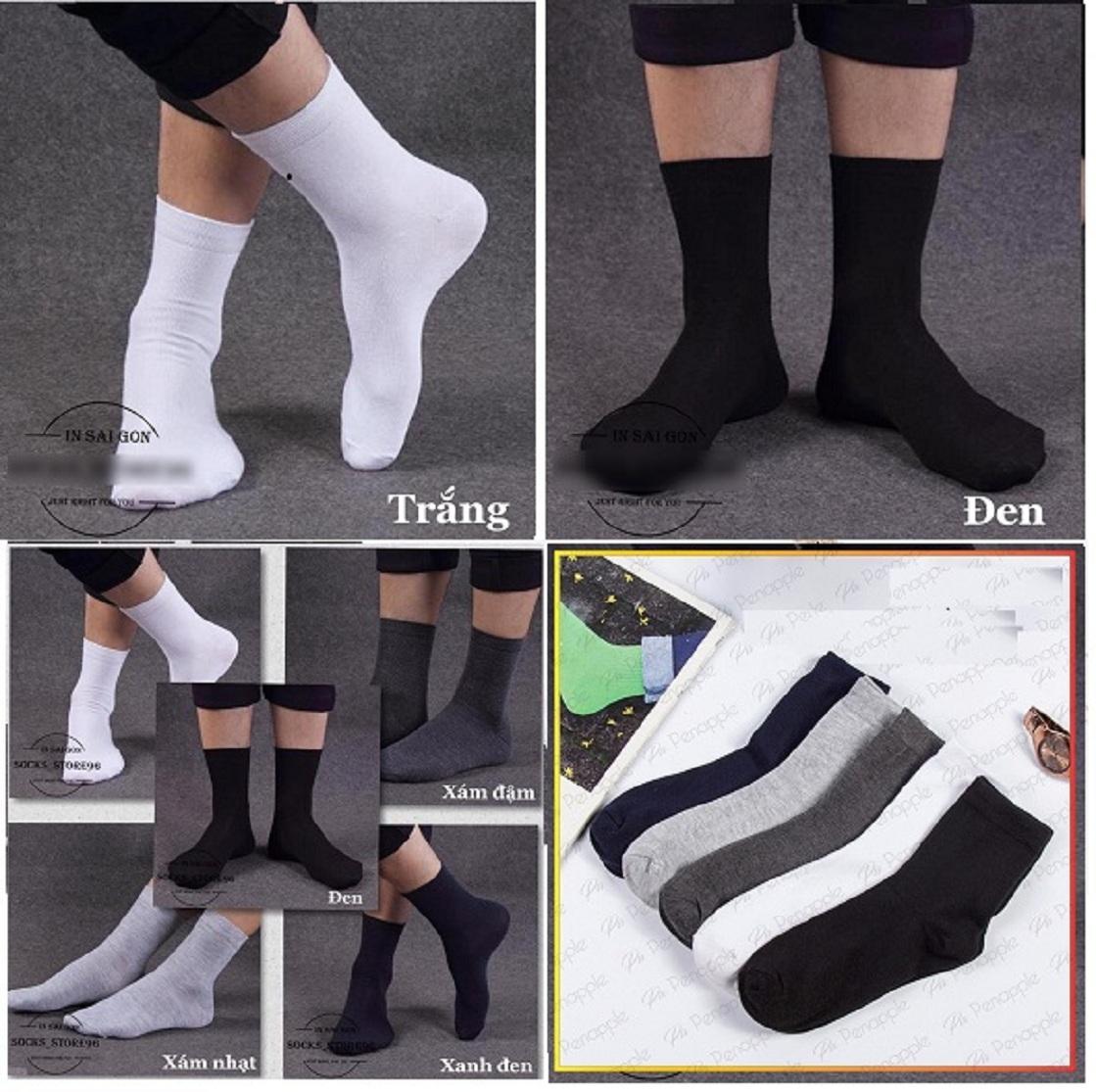 Bộ 02 vớ nam cổ cao UNICER (combo như hình)