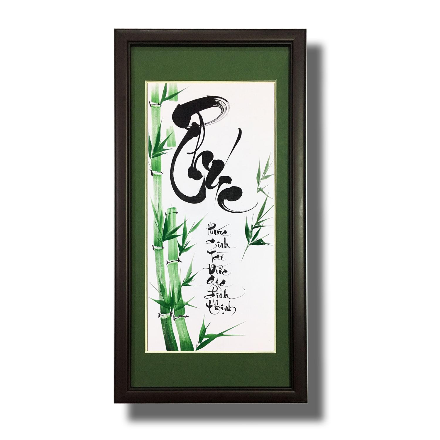 Tranh thư pháp - Chữ Phúc 02 - Tranh Mỹ Thuật Minh Hiền