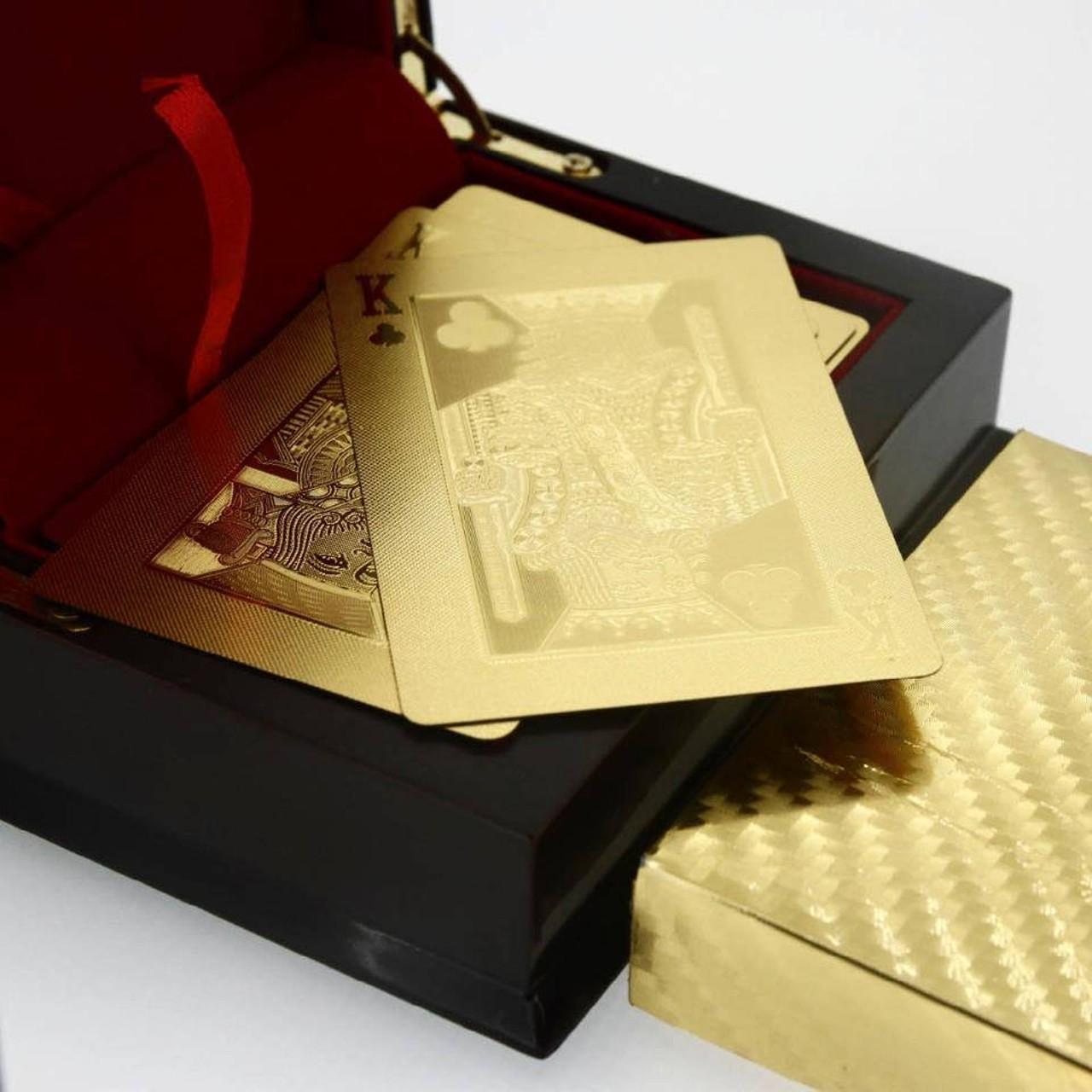BỘ BÀI TÂY MẠ VÀNG 24K CAO CẤP
