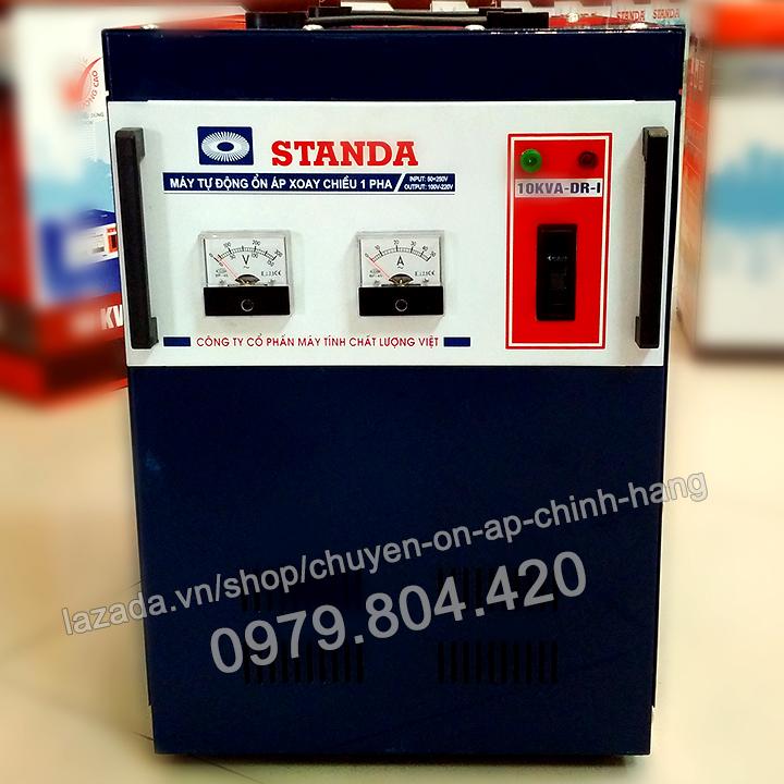 Ổn Áp Standa 10KVA DR-I dải 50-250V, bảo hành 4 năm, 100% dây đồng ( Logo Quả Xoài )