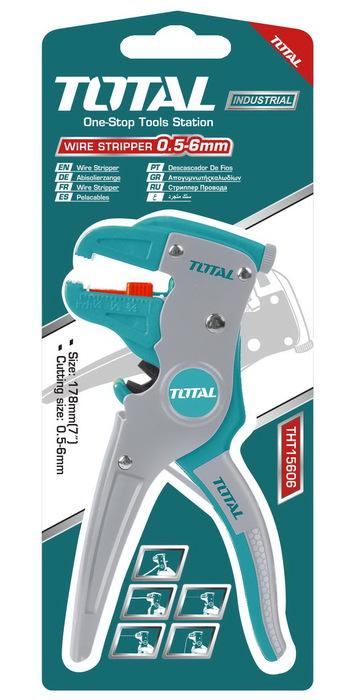 Kìm tuốt dây điện mỏ quạ Total THT15606 (dài 18cm)