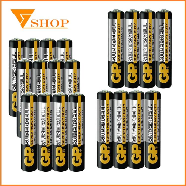 1 vỉ Pin AAA GP chất liệu Cacbon (1 vỉ 4 viên)
