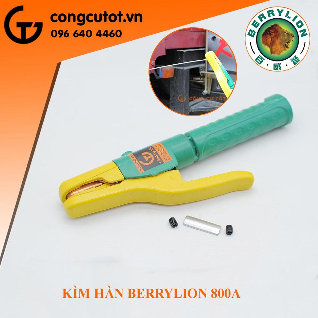Kìm kẹp que hàn điện Berrylion 500A, 800A