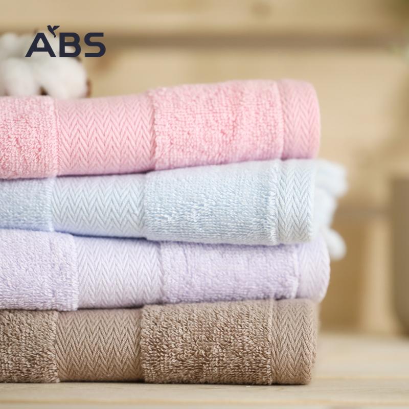 ABS 100% Cotton Đồng Bằng Đồ Gia Dụng Khăn Mặt ABS