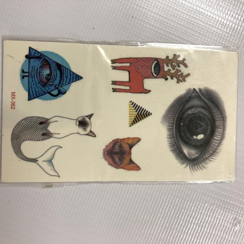 [HCM]Combo 3 tấm hình xăm dán halloween10x6cm (Tặng ngay 1 tấm đồng size khi mua 2 combo)