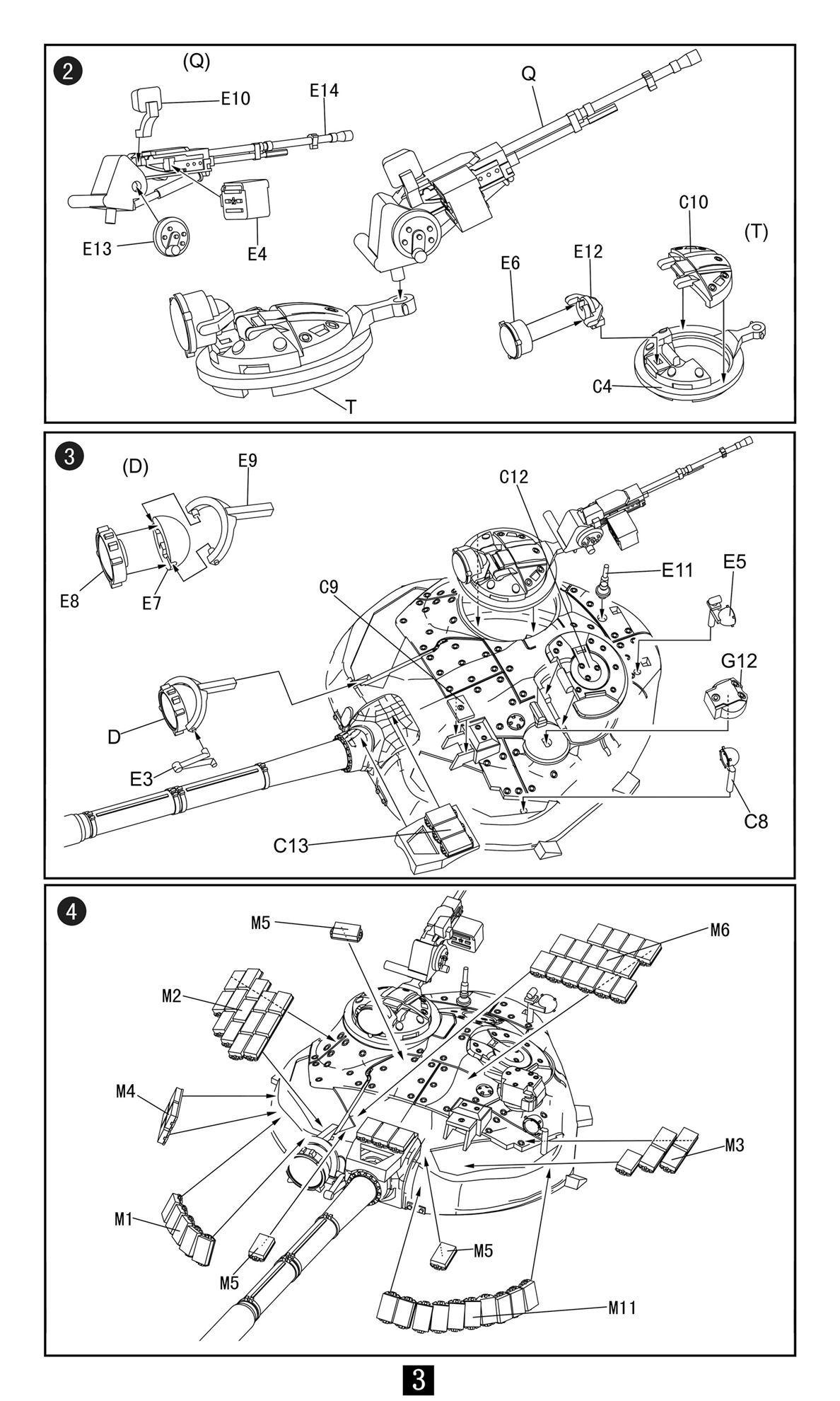 Mô hình lắp ghép xe tăng T-72B1