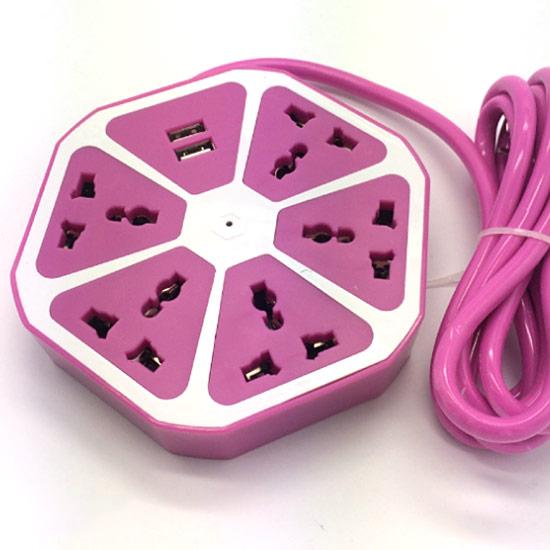 Ổ Cắm Điện Hình Trái Cam Có Cổng Usb Cao Cấp