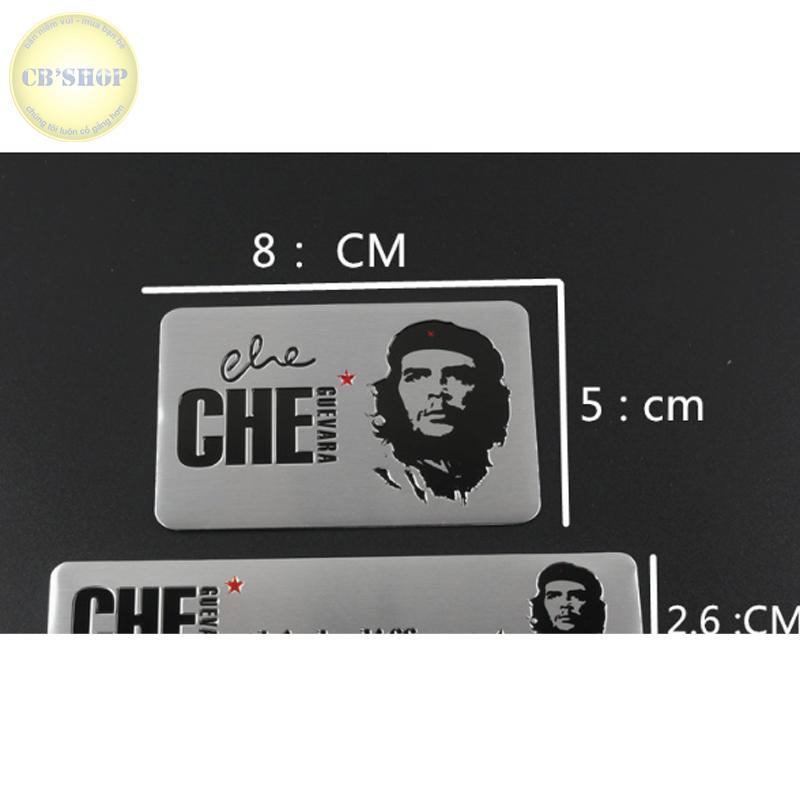 Tem kim loại in hình anh hùng CHE GUEVARA (CB-Shop)