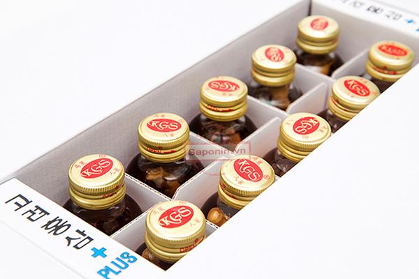 Nước hồng sâm có củ KGS Hàn Quốc 120ml/1 Lọ (Product Of Korea)