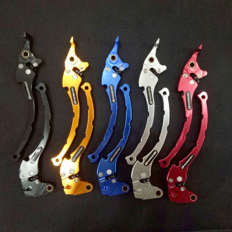 Bộ Tay thắng Racing Boy ,tay phanh trước xe máy ( màu XANH )