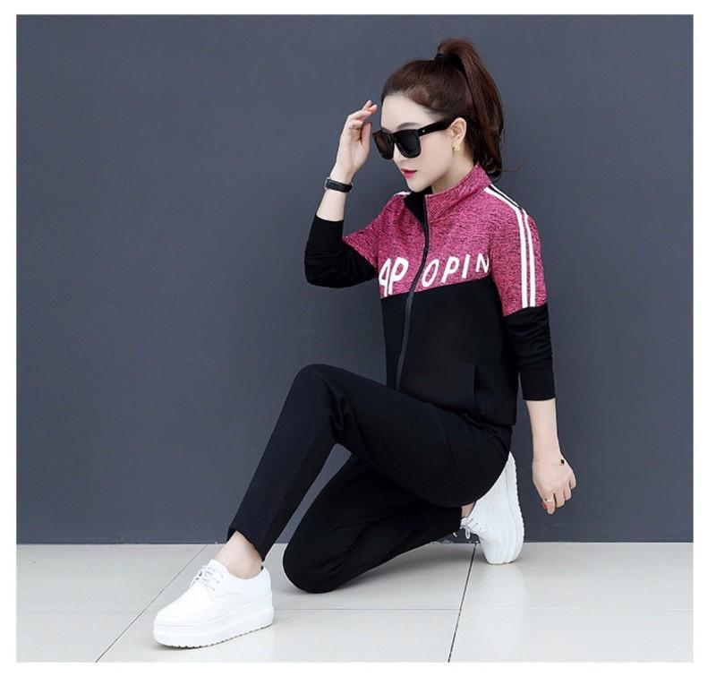 Bộ đồ thể thao nữ cao cấp khóa kéo