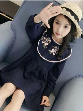 Combo 2 váy hoa nỉ da cá cho bé gái từ 1-5 tuổi