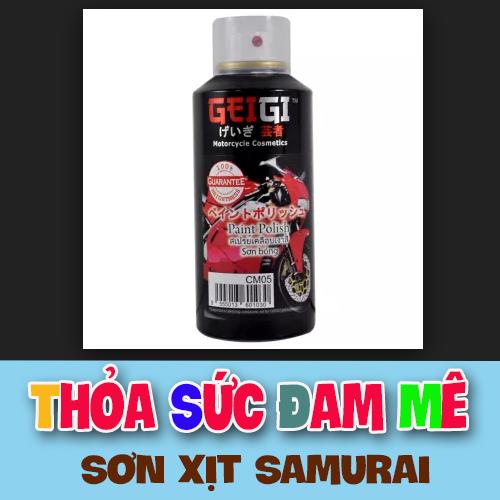 Chai xịt bóng xe máy GEIGI CM05 samurai