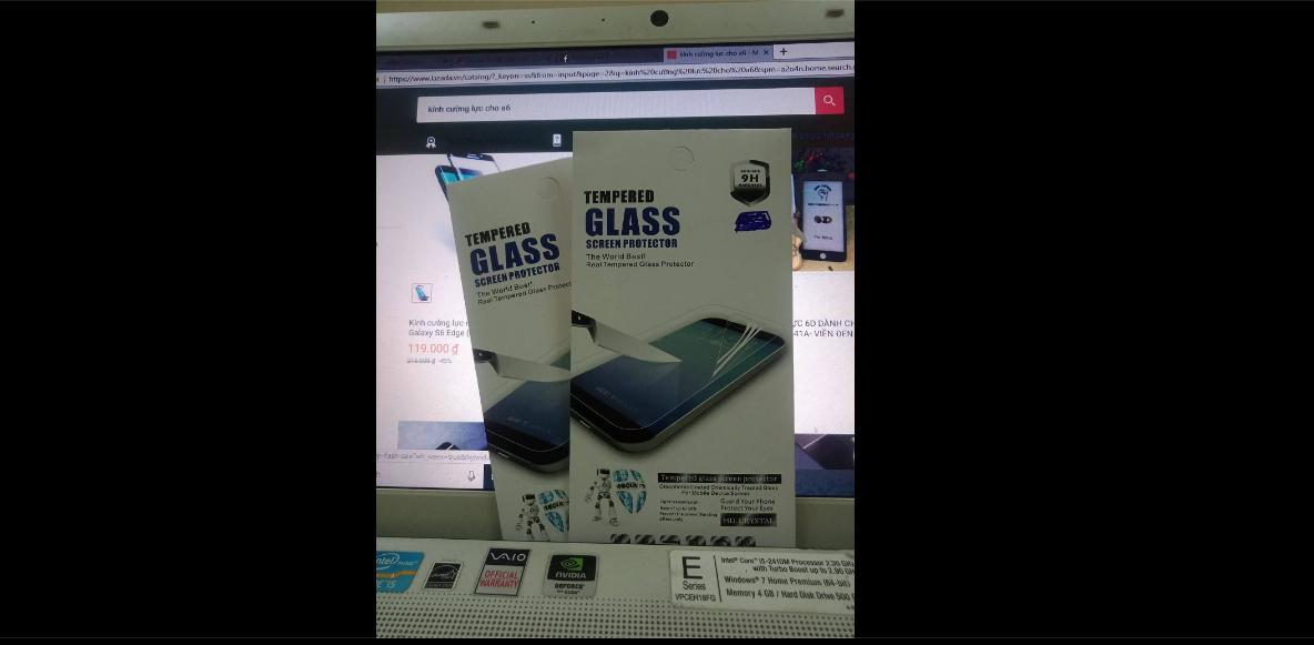 bộ 2 kính cường lực cho đt Samsung A6 Plus