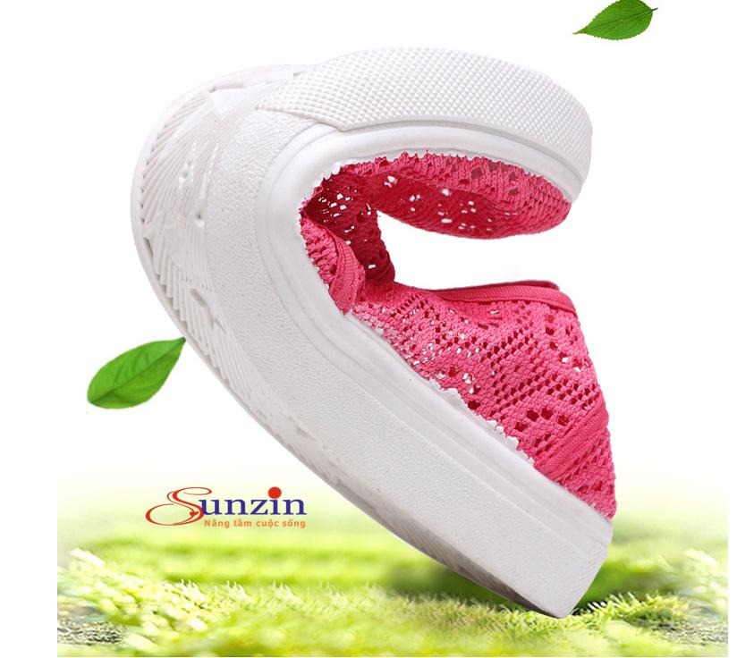 Giày ren nữ siêu thoáng chân (đỏ) size từ 35-40