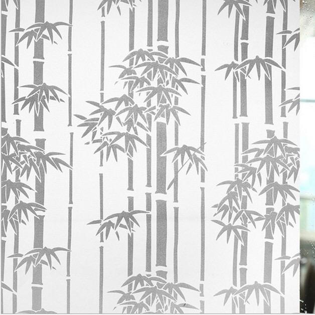 [HCM]5m x 45cm decal dán kính PVC mờ (có sẵn keo) - TRÚC TRẮNG