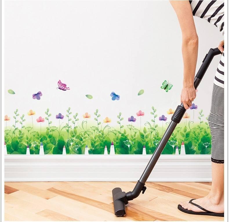 [Hcm] Decal Sticker for the Wall with Flowers