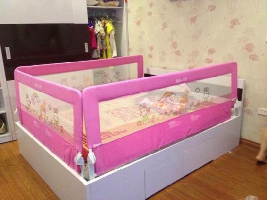 Thanh chắn giường baby gift độ cao 68cm chiều dài 1m2 - ảnh sản phẩm 6