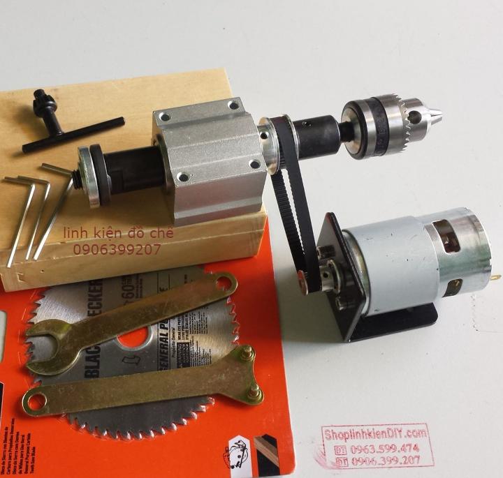 Bộ kit chế cưa khoan motor 775 - kèm lưỡi cưa 1 tấc