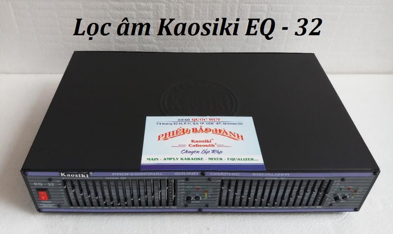 lọc xì Equalizer Kaosiki Q32 Karaoke cao cấp