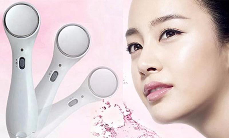 Combo 2 máy Massage gương mặt ION chạy pin