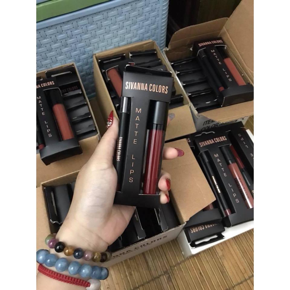 SON KEM LÌ SIVANNA COLORS MATTE LIPS
