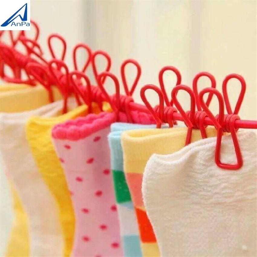 Dây phơi quần áo có kẹp tiện lợi