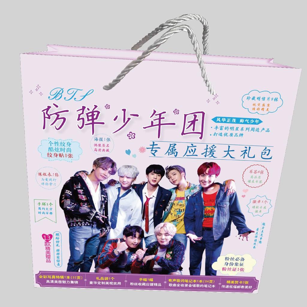 Combo túi quà tặng BTS mới nhất Gift set BTS (ảnh thật)