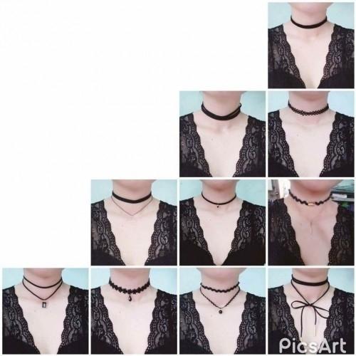 Bộ 12 vòng cổ choker