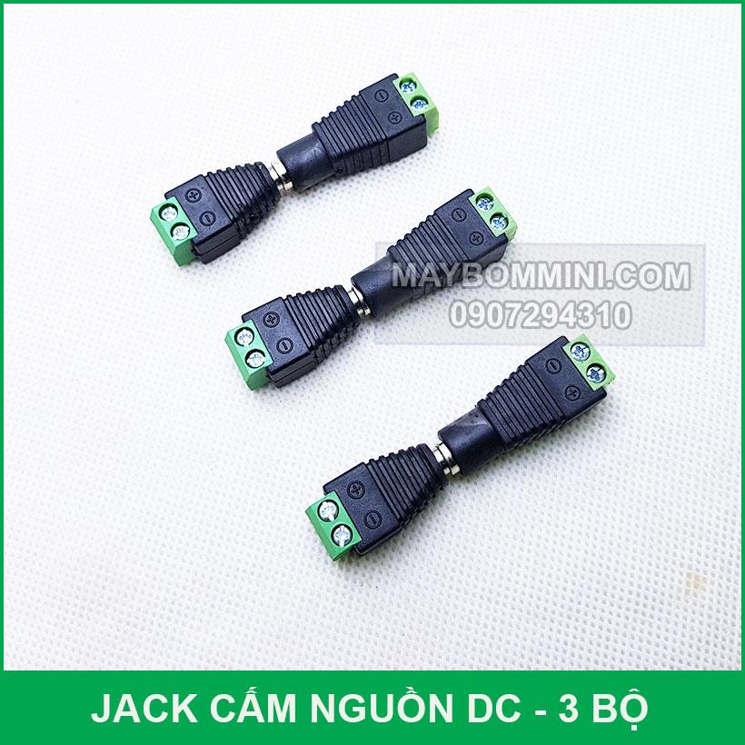 [HCM]Jack cấm nguồn điện DC đực cái - 3 bộ đưc cái