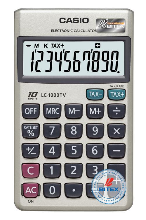 [HCM]Máy tính cầm tay Casio LC1000TV