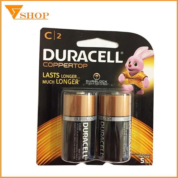 1 vỉ Pin trung C Duracell Alkaline (1 vỉ 2 viên)