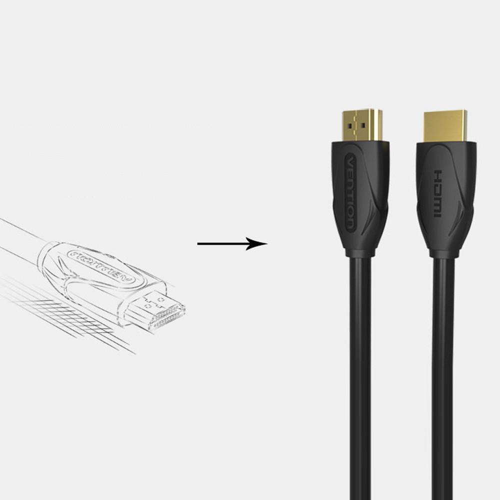 Dây cáp HDMI  dài 1.5m. Vention: VAA-B04-B150