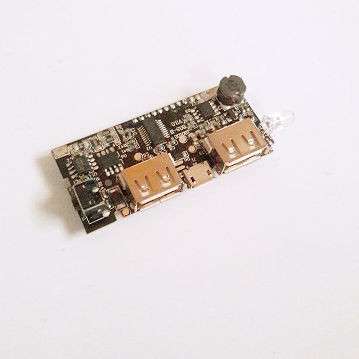 Mạch Sạc Dự Phòng 2A Cổng USB , Hiển Thị LCD