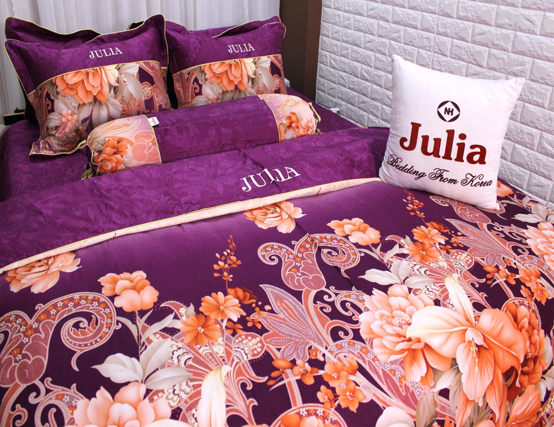 Bộ chăn ga gối cotton satin Julia J4 492