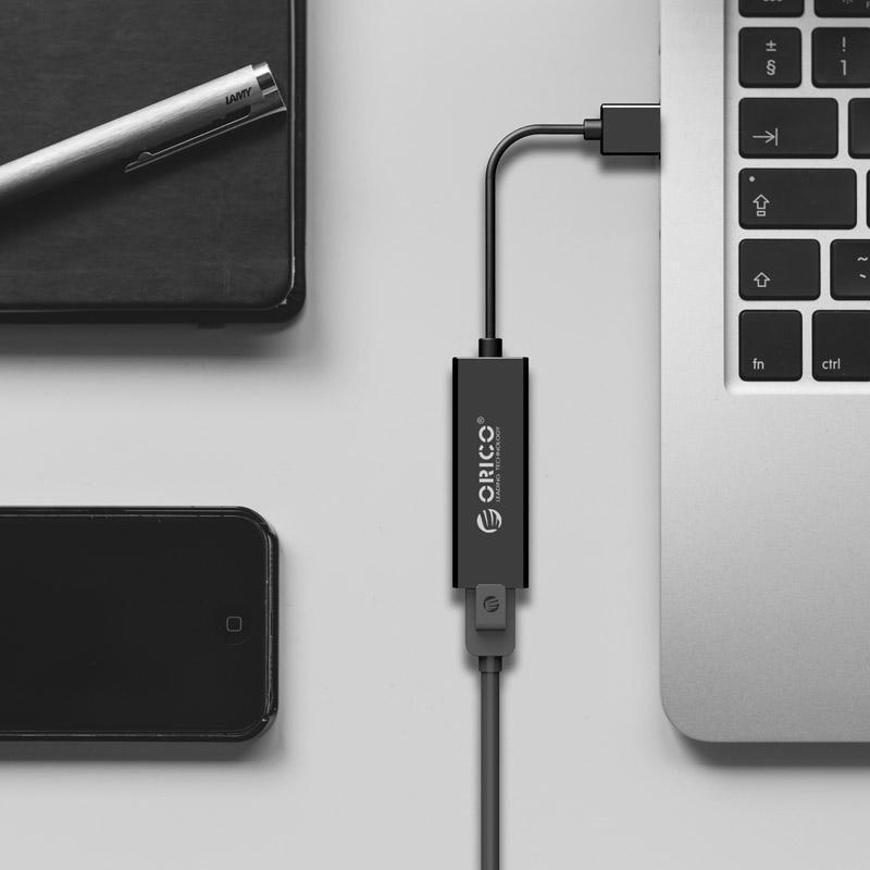 Bộ chuyển USB 2.0 sang Lan 100, ORICO UTJ-U2
