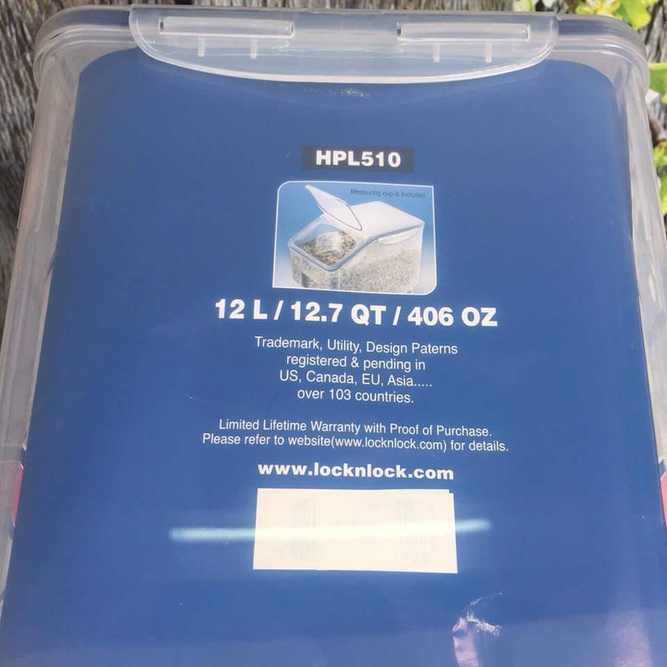THÙNG ĐỰNG GẠO 10kg LOCK&LOCK