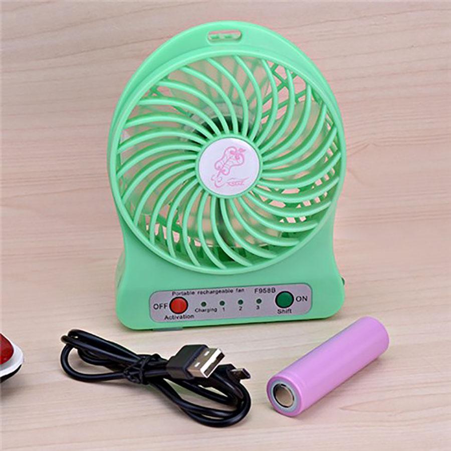 Pin sạc cho quạt mini 3 chế độ