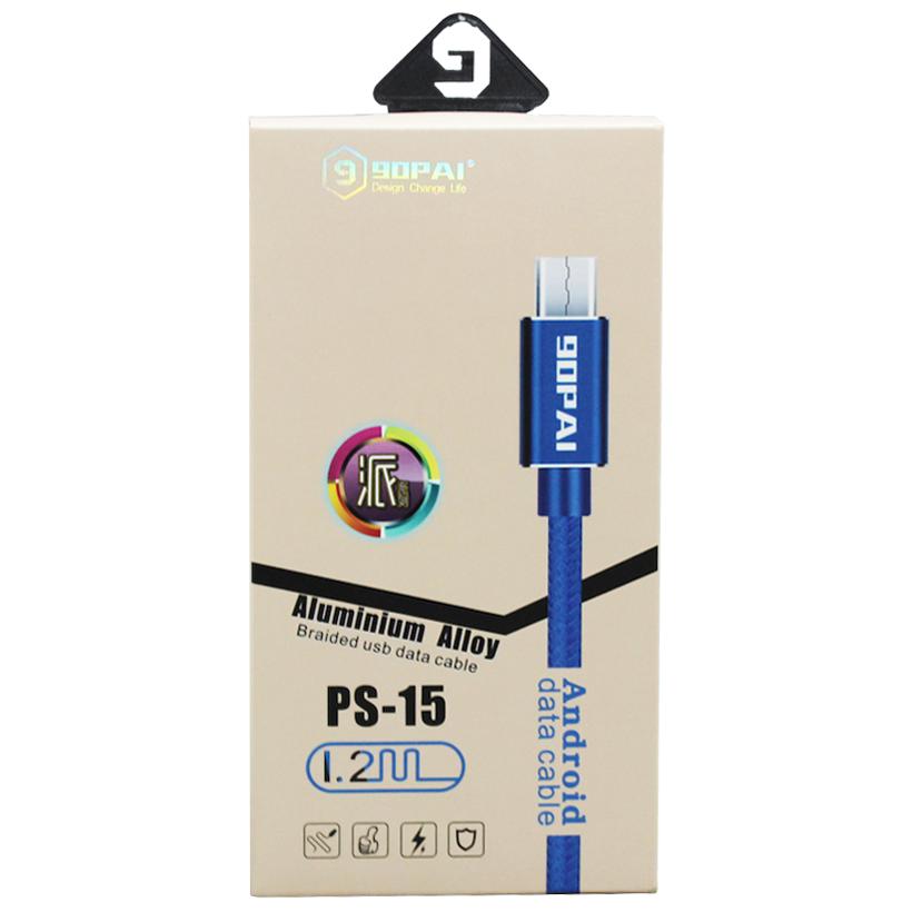 Cáp sạc MicroUSB dài 1.2m 90PAI PS-15